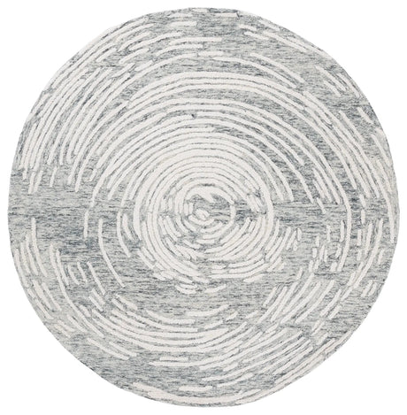 Safavieh Abstract 6'-0" x 6'-0" Rug in Grey / Ivory