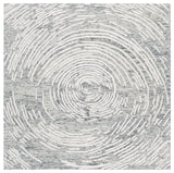 Safavieh Abstract 6'-0" x 6'-0" Rug in Grey / Ivory