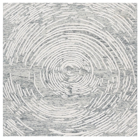 Safavieh Abstract 6'-0" x 6'-0" Rug in Grey / Ivory