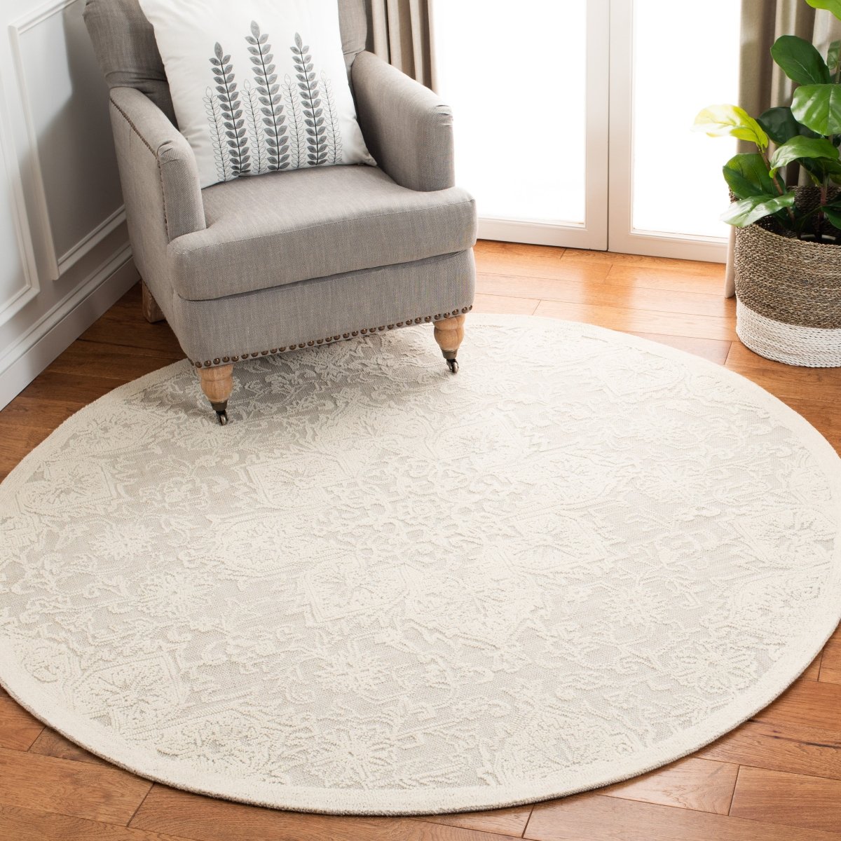 Safavieh Abstract Abt958A Ivory/Beige Rugs.