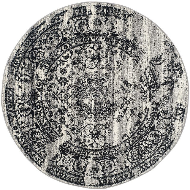 Safavieh Adirondack Adr101A Silver / Black Rugs.