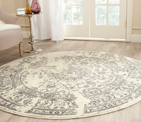 Safavieh Adirondack Adr101B Ivory / Silver Rugs - Safavieh - adr101b - 4sq