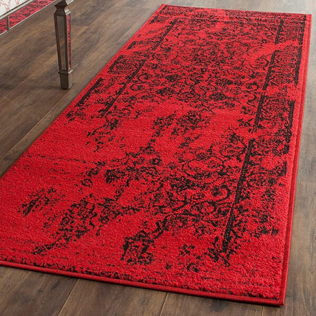 Safavieh Adirondack Adr101F Red / Black Rugs - Safavieh - adr101f - 4sq