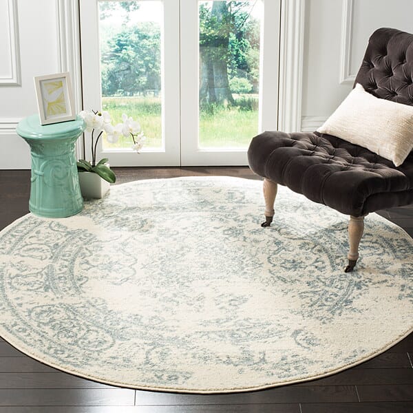 Safavieh Adirondack Adr101S Ivory / Slate Rugs.