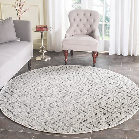 Safavieh Adirondack Adr104N Ivory/Charcoal Rug - Safavieh - adr104n - 6sq