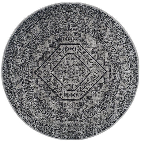 Safavieh Adirondack Adr108A Silver/Black Rug - Safavieh - adr108a - 4r