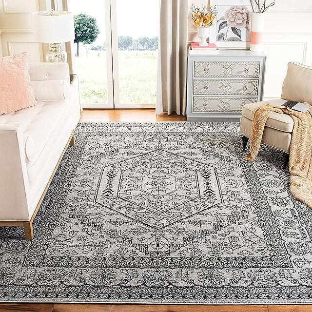 Safavieh Adirondack Adr108A Silver/Black Rug.