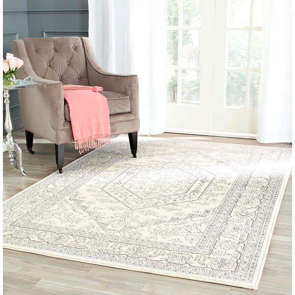 Safavieh Adirondack Adr108B Ivory/Silver Rug.