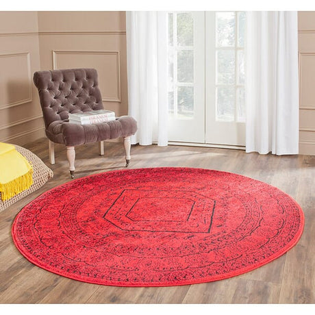 Safavieh Adirondack Adr108F Red / Black Rugs - Safavieh - adr108f - 4sq