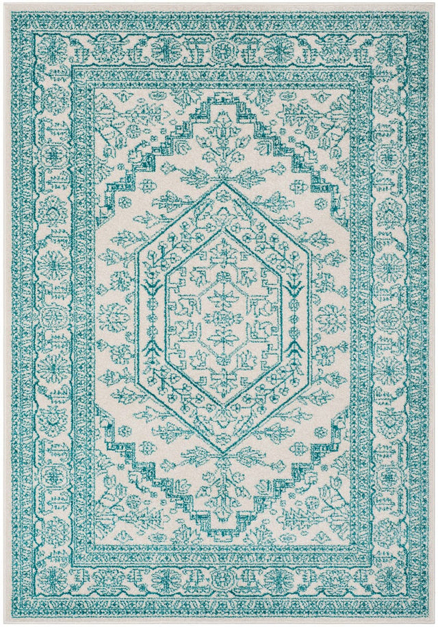 Safavieh Adirondack Adr108G Ivory / Teal Rugs.