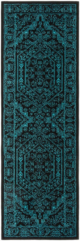 Safavieh Adirondack Adr108K Black / Teal Rugs.