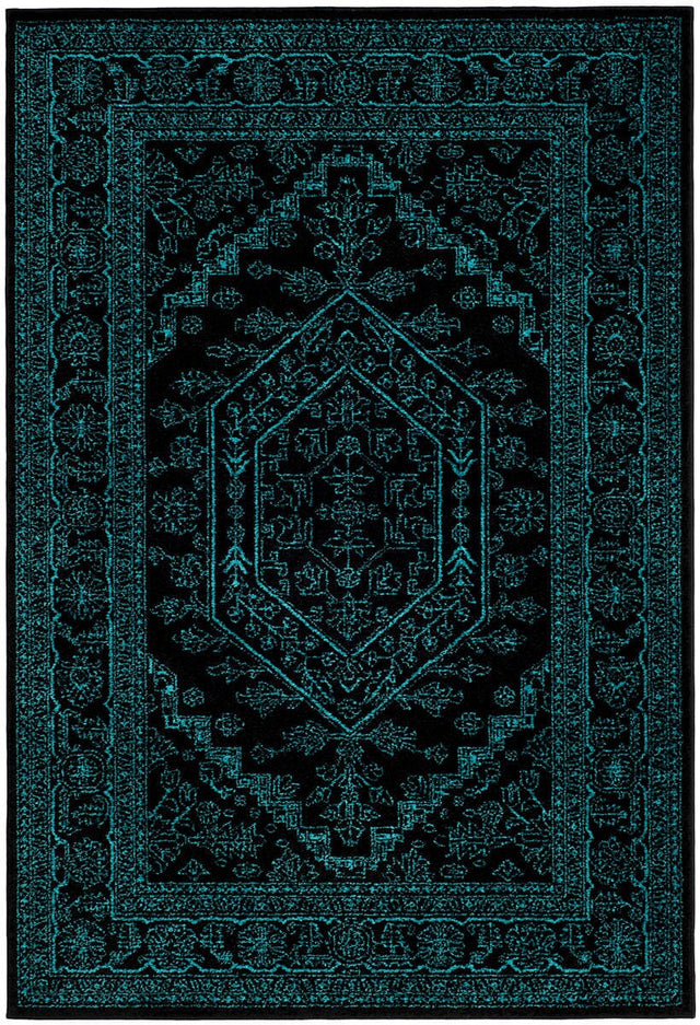 Safavieh Adirondack Adr108K Black / Teal Rugs.