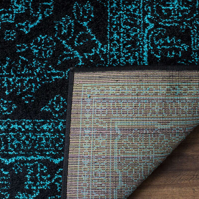 Safavieh Adirondack Adr108K Black / Teal Rugs.