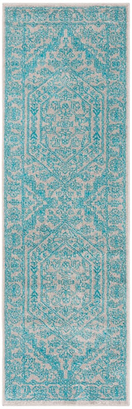 Safavieh Adirondack Adr108L Light Grey / Teal Rugs.