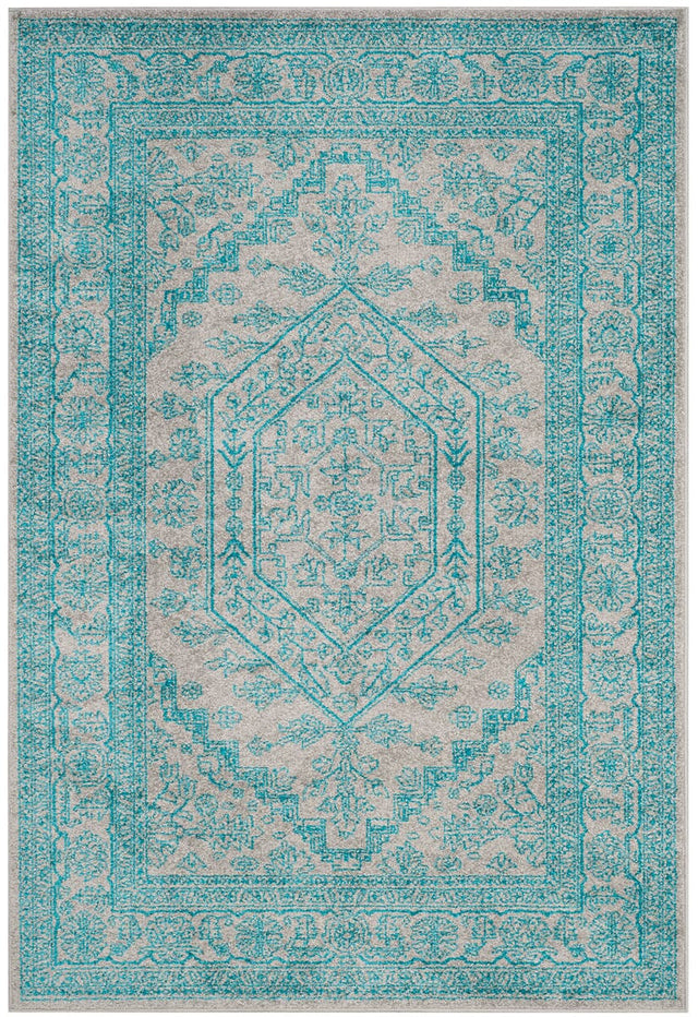 Safavieh Adirondack Adr108L Light Grey / Teal Rugs.