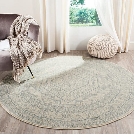 Safavieh Adirondack Adr108S Ivory/Slate Rug - Safavieh - adr108s - 4sq