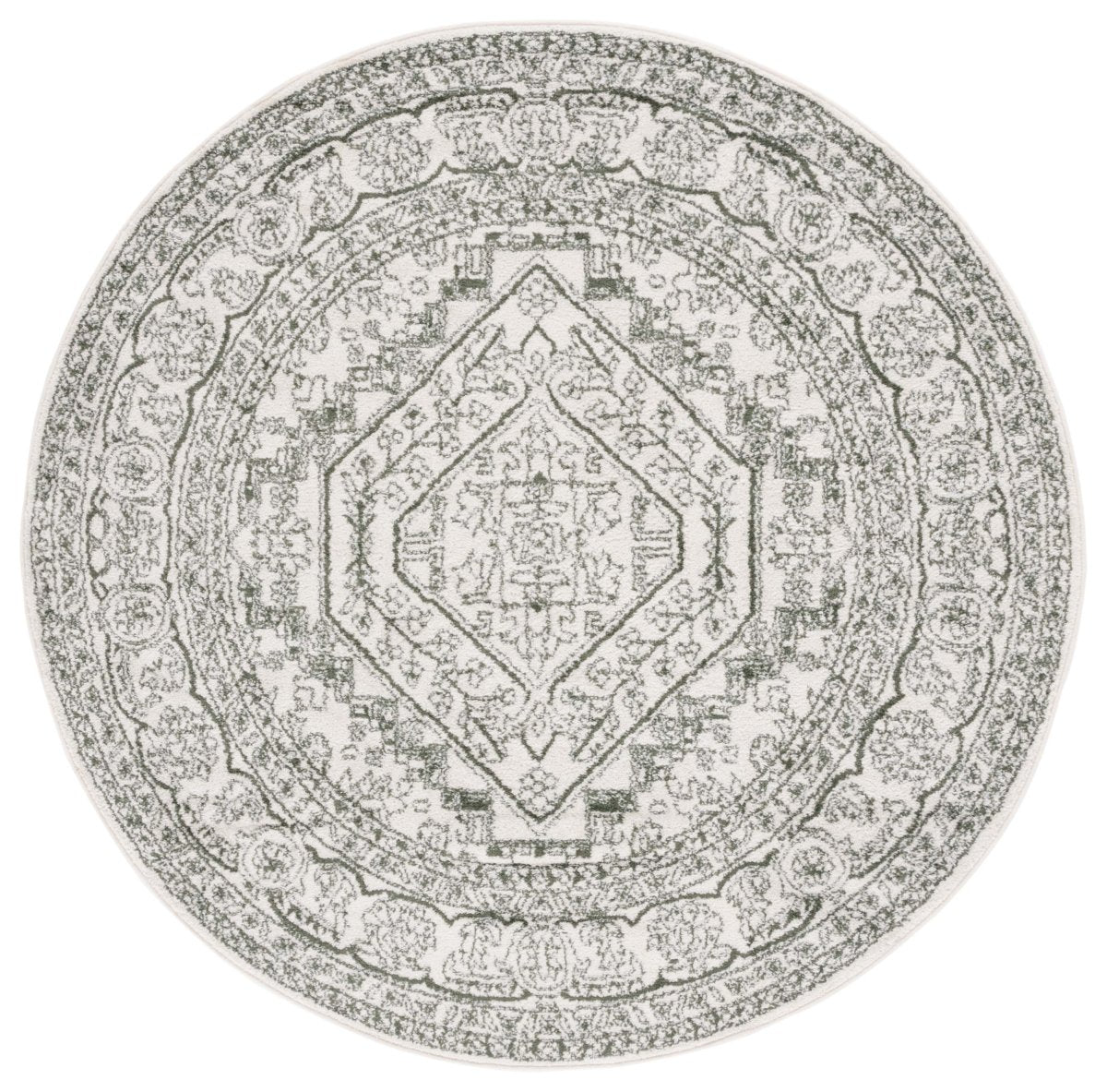 Safavieh Adirondack Adr108X Ivory/Dark Green Rug.