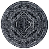 Safavieh Adirondack Adr108Z Black/Ivory Rug.