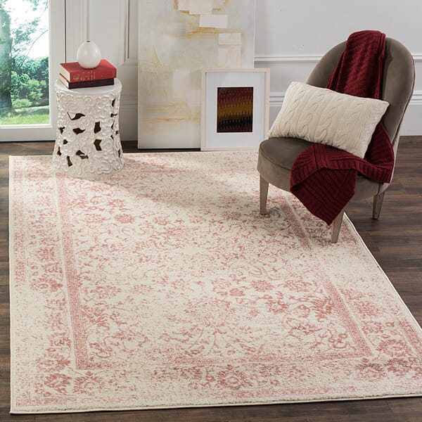 Safavieh Adirondack Adr109H Ivory / Rose Rugs.