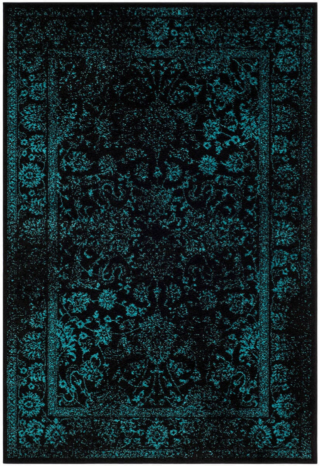 Safavieh Adirondack Adr109K Black/Teal Rug.