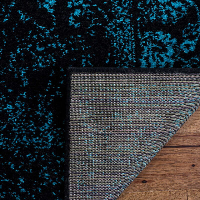 Safavieh Adirondack Adr109K Black/Teal Rug.