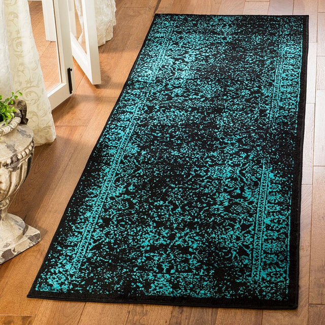 Safavieh Adirondack Adr109K Black/Teal Rug.