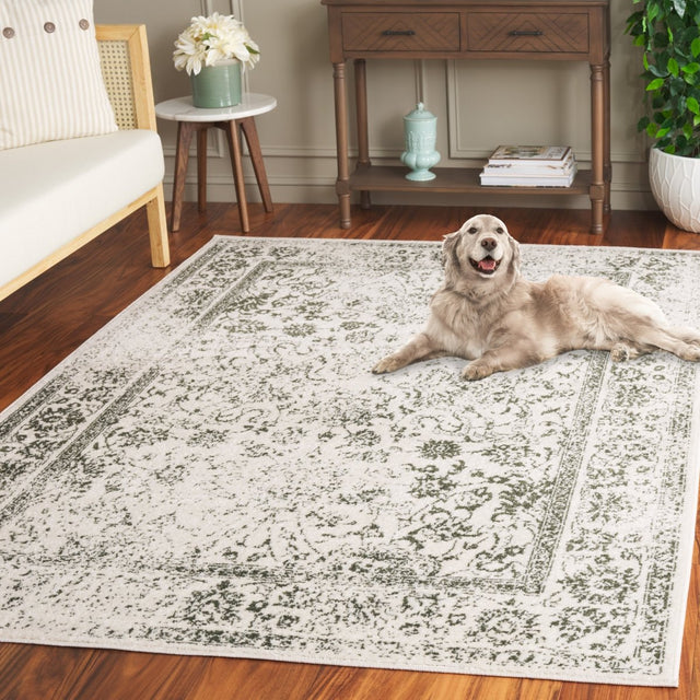 Safavieh Adirondack Adr109X Ivory/Dark Green Rug.