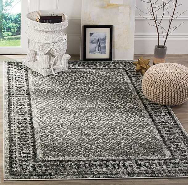 Safavieh Adirondack Adr110B Ivory / Silver Rugs.