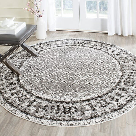 Safavieh Adirondack Adr110B Ivory / Silver Rugs - Safavieh - adr110b - 6sq