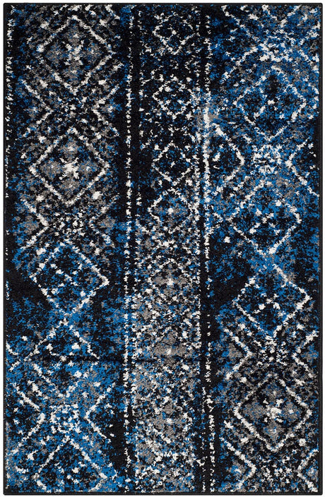 Safavieh Adirondack Adr111A Silver / Black Rugs - Safavieh - adr111a - 6r