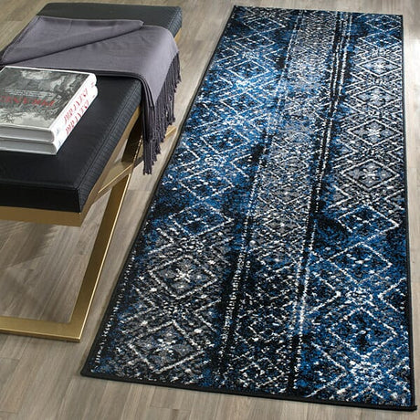 Safavieh Adirondack Adr111A Silver / Black Rugs - Safavieh - adr111a - 6sq