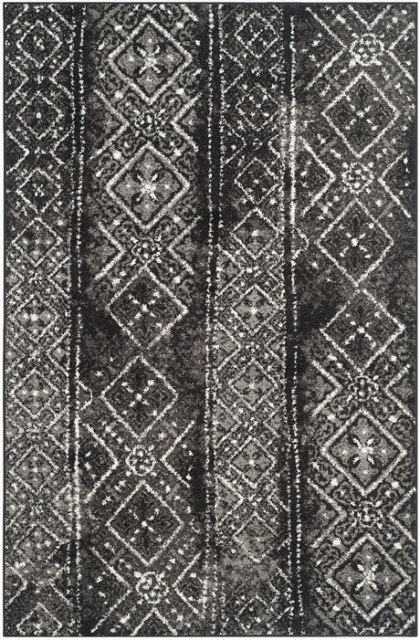 Safavieh Adirondack Adr111C Black/Silver Rug.