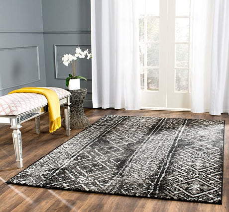 Safavieh Adirondack Adr111C Black/Silver Rug.