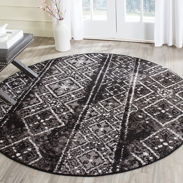 Safavieh Adirondack Adr111C Black/Silver Rug.