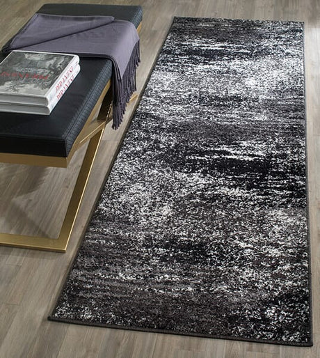 Safavieh Adirondack Adr112A Silver/Black Rug - Safavieh - adr112a - 6sq