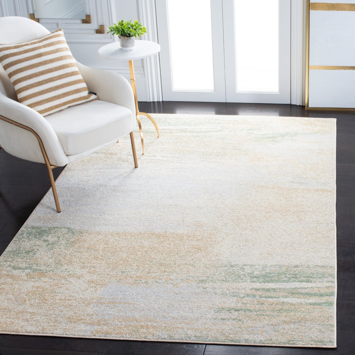 Safavieh Adirondack Adr112D Ivory/Gold Rug.