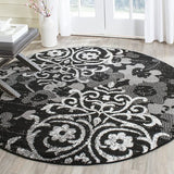 Safavieh Adirondack Adr114A Black/Silver Rug.