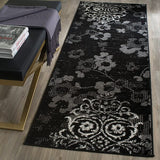 Safavieh Adirondack Adr114A Black/Silver Rug.
