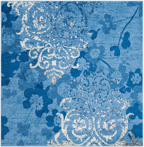 Safavieh Adirondack Adr114F Light Blue / Dark Blue Rugs - Safavieh - adr114f - 4sq