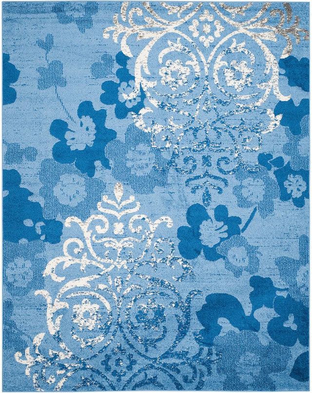 Safavieh Adirondack Adr114F Light Blue / Dark Blue Rugs.