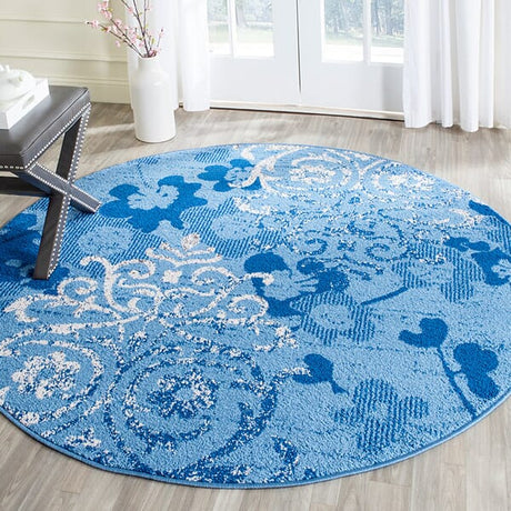 Safavieh Adirondack Adr114F Light Blue / Dark Blue Rugs - Safavieh - adr114f - 6sq