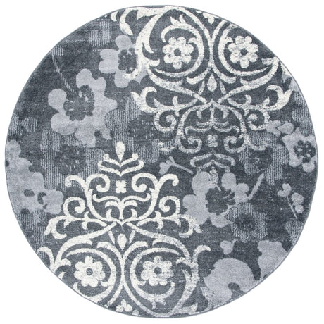 Safavieh Adirondack Adr114H Charcoal/Ivory Rug.