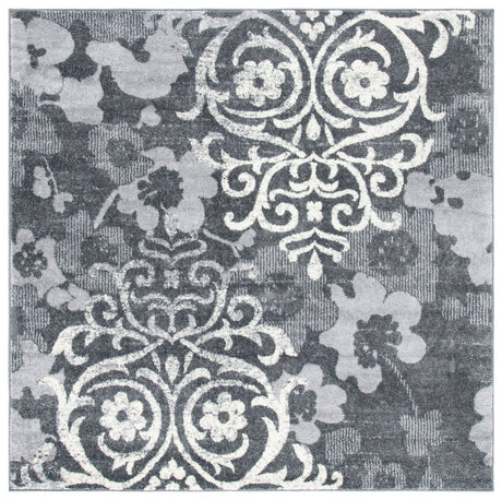 Safavieh Adirondack Adr114H Charcoal/Ivory Rug.