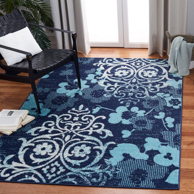 Safavieh Adirondack Adr114J Navy/Aqua Rugs.