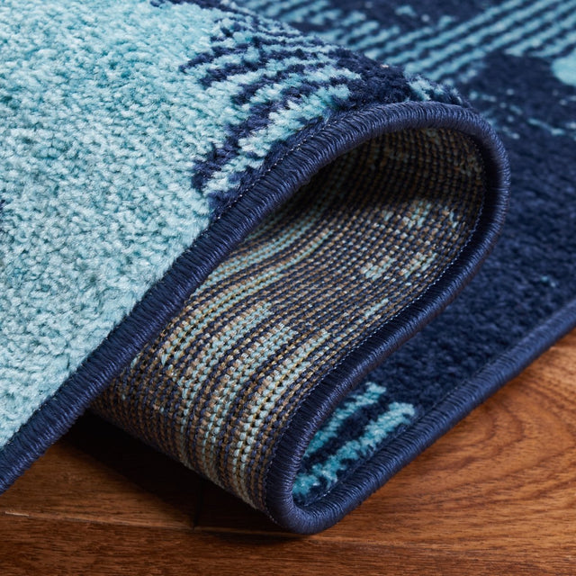 Safavieh Adirondack Adr114J Navy/Aqua Rugs.