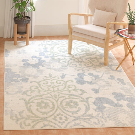 Safavieh Adirondack Adr114M Ivory/Blue Rug.