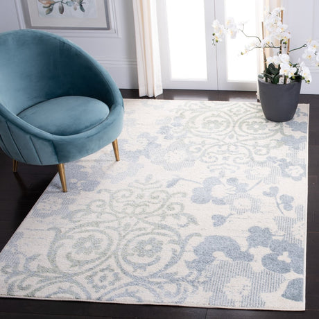 Safavieh Adirondack Adr114M Ivory/Blue Rug.