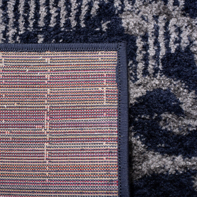 Safavieh Adirondack Adr114N Navy/Silver Rug.