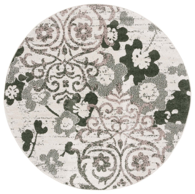 Safavieh Adirondack Adr114X Ivory/Dark Green Rug.