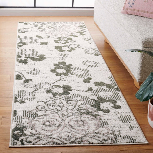 Safavieh Adirondack Adr114X Ivory/Dark Green Rug.